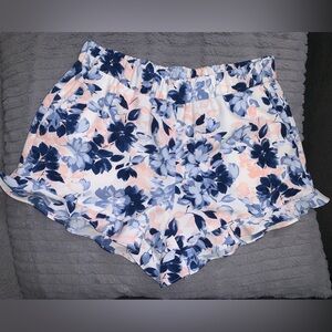 Flower print shorts